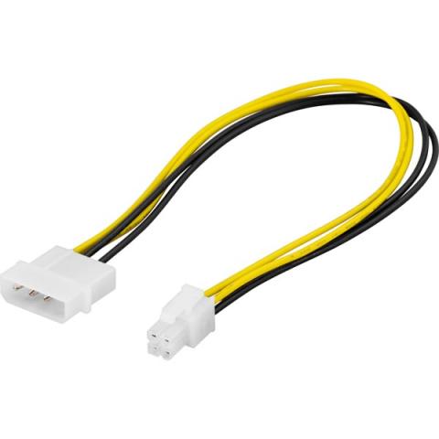 Adapterikaapeli 4-pin => ATX 12V (P4), 30 cm