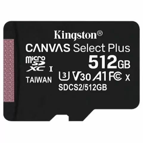 Kingston microSDXC muistikortti - Class10, 512GB