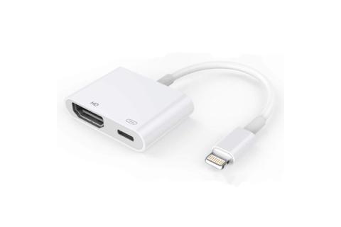 Lightning to Digitaalinen AV - HDMI-sovitin ja USB-latausportti