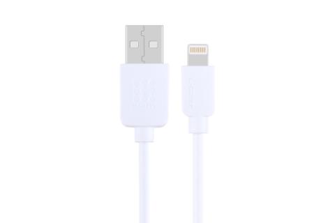 USB Lightning kaapeli, 1m, valkoinen