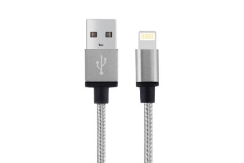 Musta Lightning latauskaapeli, 1m
