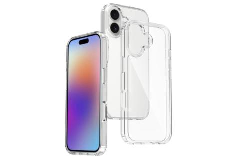 iPhone 17 -suojakuori, läpinäkyvä