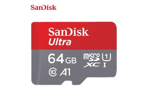 SanDisk Ultra MicroSDXC muistikortti, 64 GB