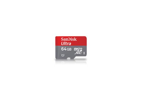 SanDisk Ultra 64 Gt MicroSDXC muistikortti, Class 10, 80 mb/s