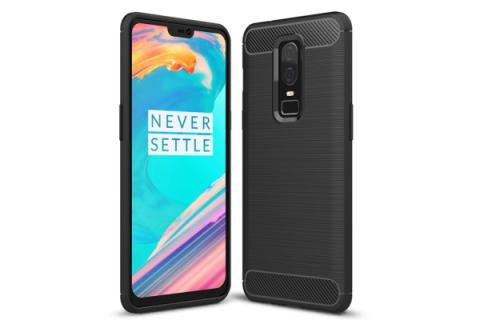OnePlus 6 hiilikuitu suojakuori (musta)