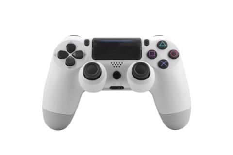 PS4 yhteensopiva langaton peliohjain, valkoinen