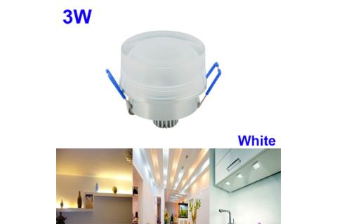 3W / 240LM energiaa säästävä LED-hehkulamppu alumiinikannalla (valkoinen)