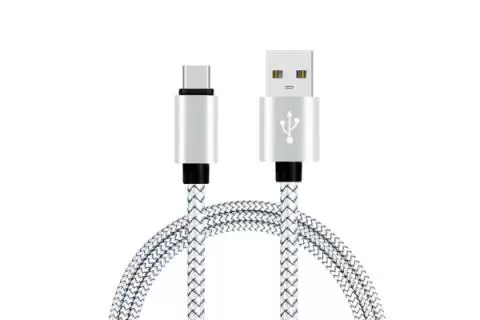 USB-C / USB-A  data- ja latauskaapeli, 1 m