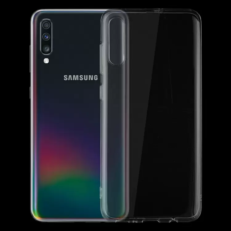 TPU-kotelo Samsung Galaxy A70 (läpinäkyvä)