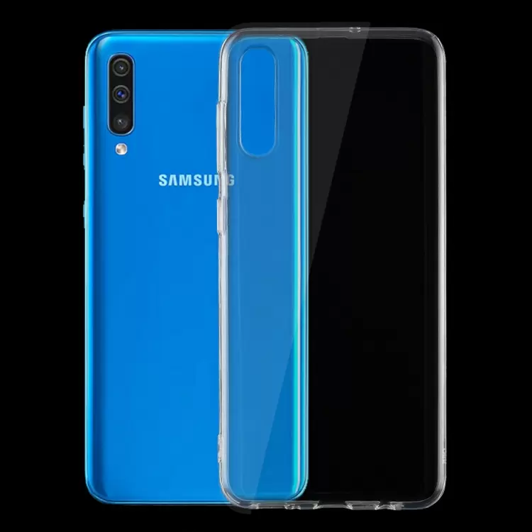 Samsung Galaxy A50 suojakuori, läpinäkyvä