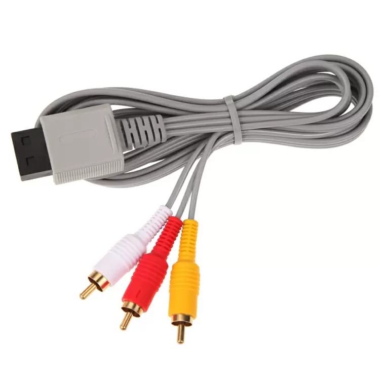 Nintendo Wii 1.8 komponenttikaapeli AV 3 RCA-kaapeli
