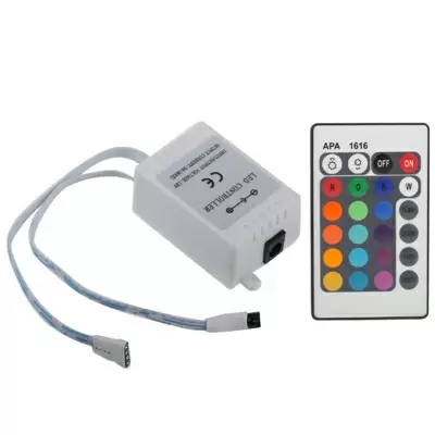 RGB LED-valonohjain, 24 näppäintä