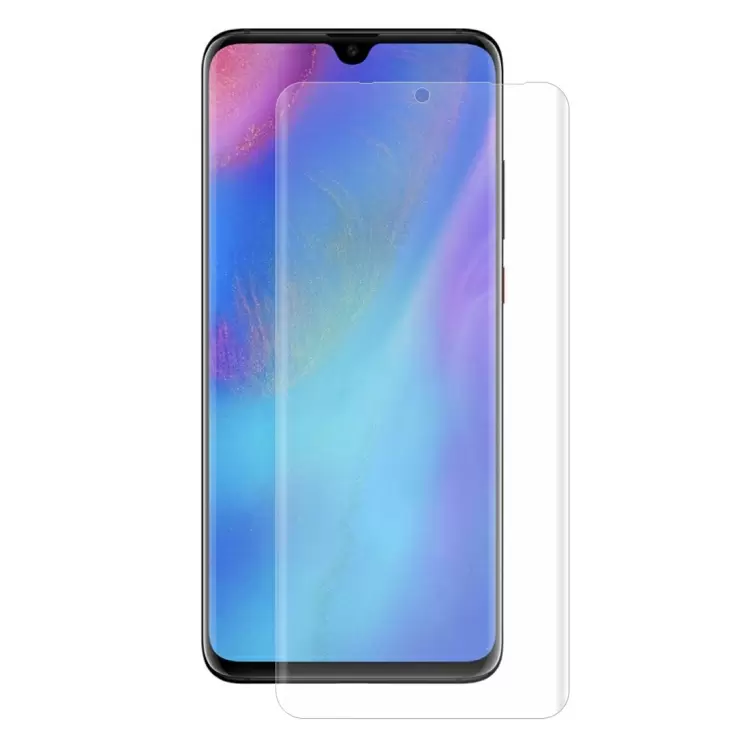 3D PET-kaareva kuuma taivutettava HD-näytönsuoja Huawei P30 Pro: lle