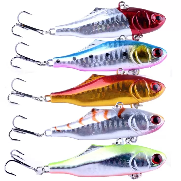 5kpl 7cm 24g muoviset kovat syötit