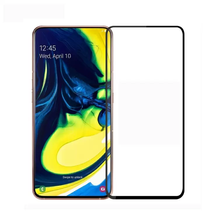 Samsung Galaxy A80 / A90 näytönsuojalasi (musta)