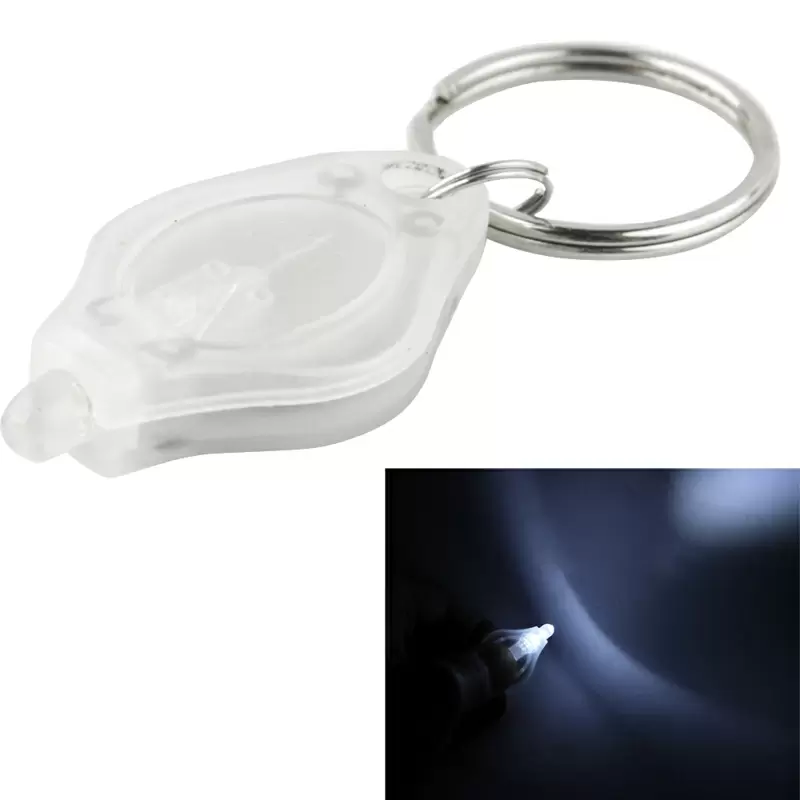 Mini Keychain LED Flashlight(Transparent)