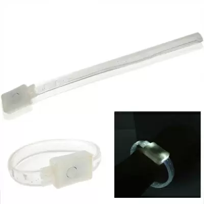 Two-modes White LED Flashing Wrist Strap (Random Color Delivery)