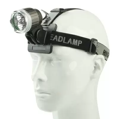High Power 3 Mode 2x LED Bicycle Light and Headlight, Luminous Flux: 1500lm