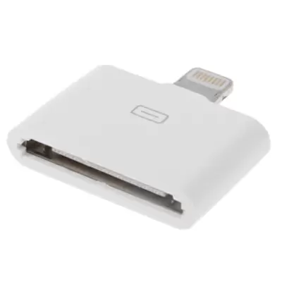 Colorful Series 30 Pin Female to Male Adapter for iPhone 5, iPad mini / mini 2 Retina, iPod Touch 5 (White)