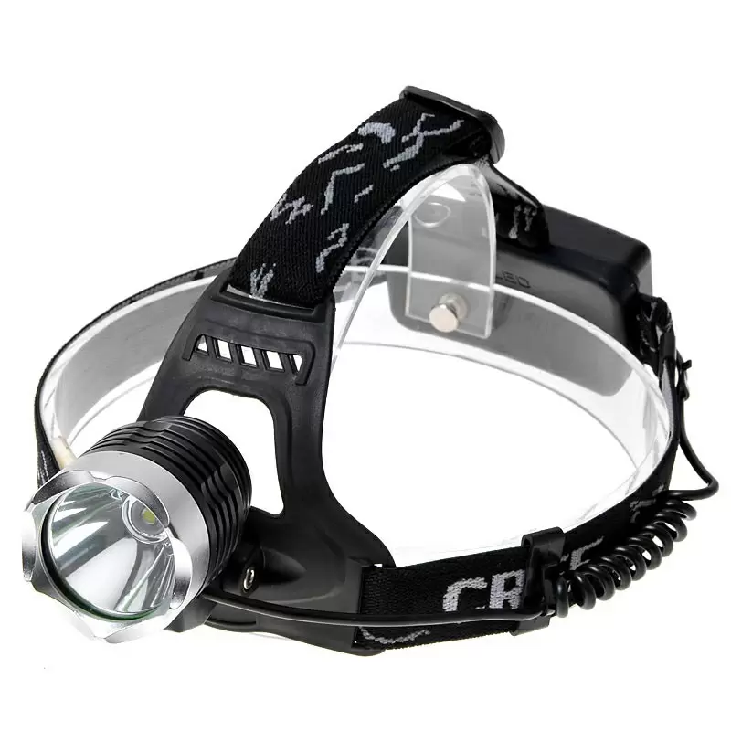 Cree XM-L T6 650lm 3-Mode White Light Headlamp, KX-K61 (Black + Silver)