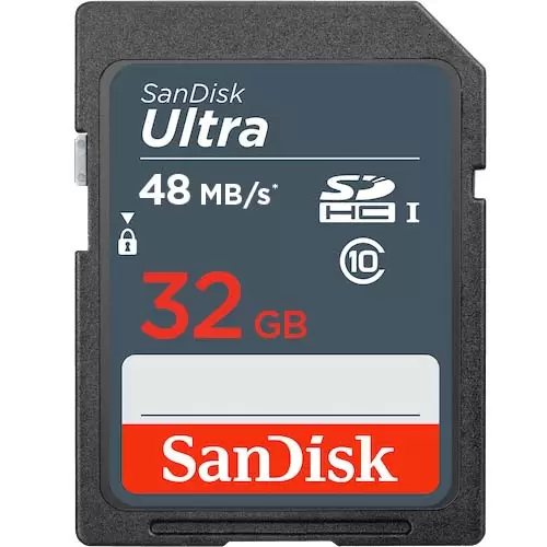 SanDisk ULTRA SDHC muistikortti 32 Gt, 48 MB/s, class 10