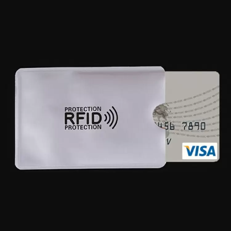 Alumiininen korttisuoja, RFID -estävä - 5 kpl