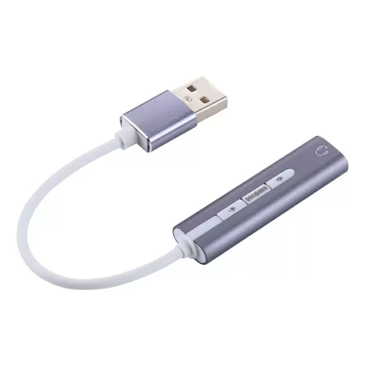 Ulkoinen USB-äänikortti tietokoneelle, 3.5mm 