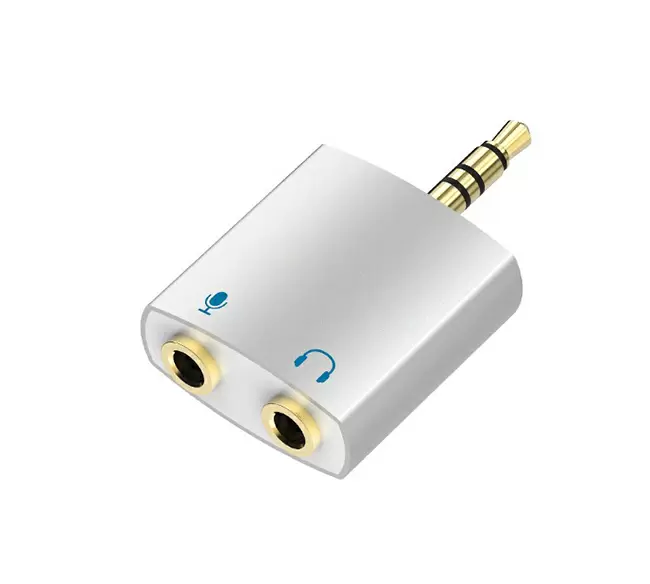 3.5 mm äänisovitin / audiojakaja (uros - naaras) 