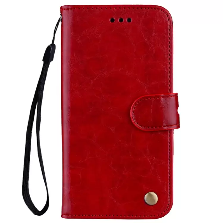 Huawei Y6 (2018) nahkainen kotelo (punainen)