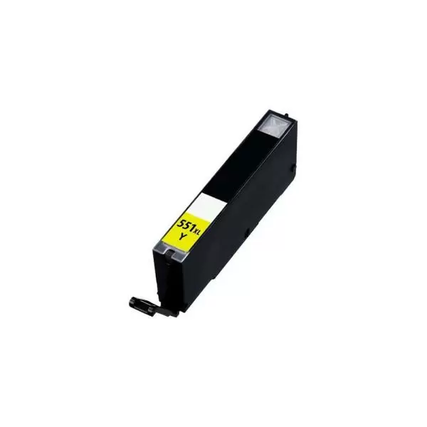 Canon CLI-551XL Y yhteensopiva mustepatruuna C-551YXL , Keltainen