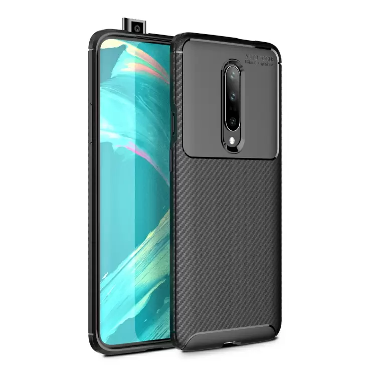 OnePlus 7 hiilikuitu suojakuori (musta)