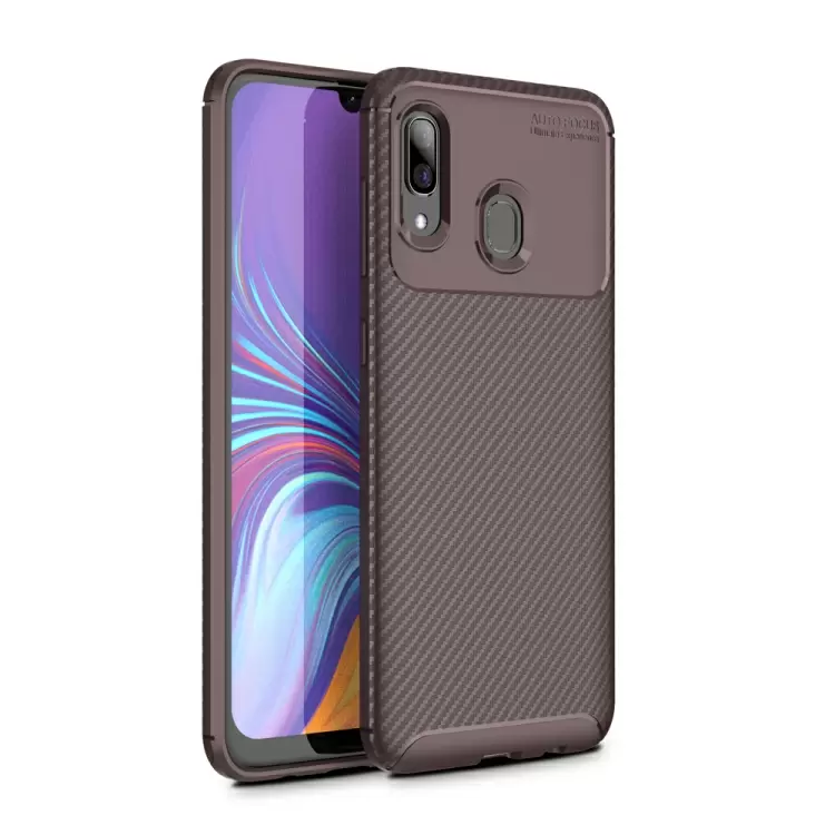 Samsung Galaxy A40 suojakuori (ruskea)