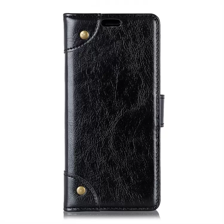 Xiaomi Redmi Note 7 nahkainen kotelo (Musta)