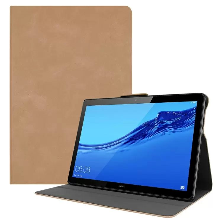 Huawei MediaPad T5 10 suojakotelo (Vaaleanruskea)