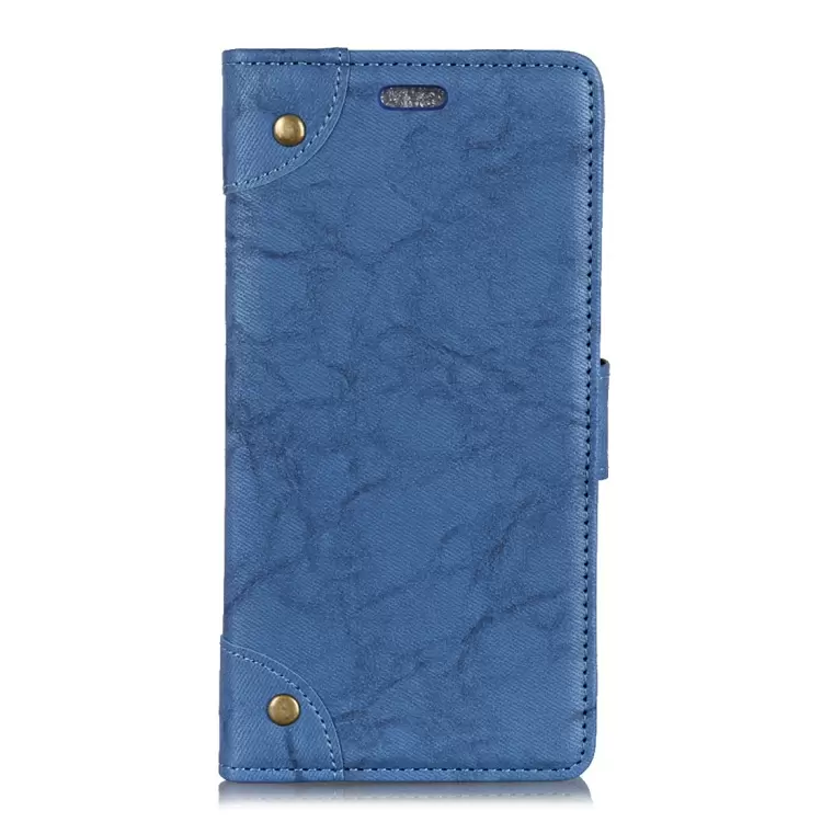 Huawei Mate 20 Pro nahkainen kotelo (Sininen)
