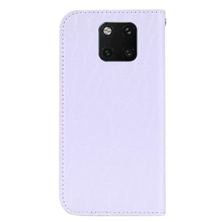 Huawei Mate 20 Pro nahkainen kotelo (valkoinen)