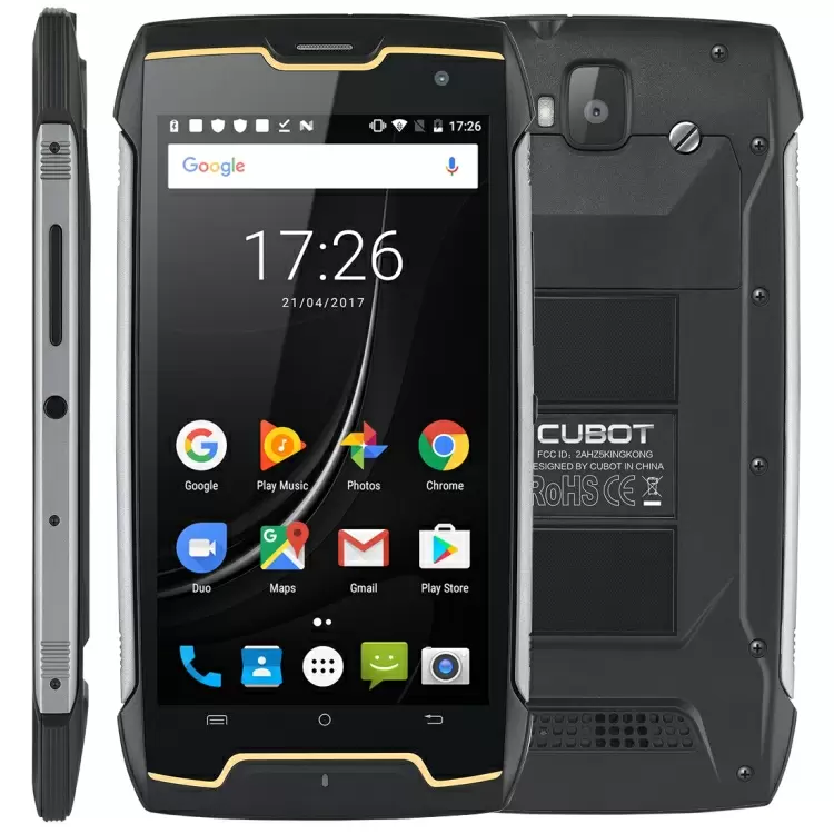 Cubot Kingkong Triple 2 Gt + 16 Gt, 3G, Dual-SIM (Musta)