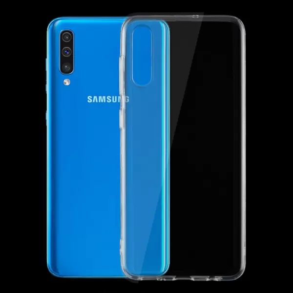 Samsung Galaxy A50 suojakuori, läpinäkyvä