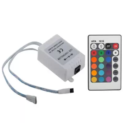 RGB LED-valonohjain, 24 näppäintä