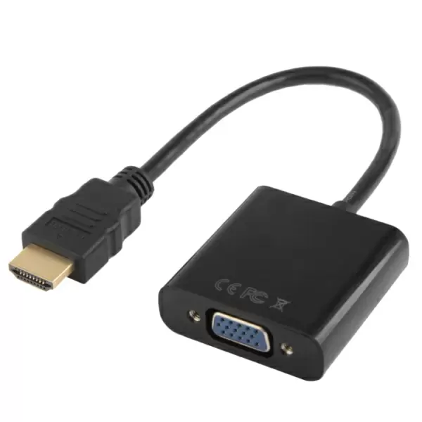 Full HD HDMI - VGA ja äänisovitin