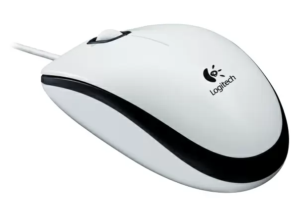 Logitech M100 / B100 USB langallinen optinen hiiri - valkoinen