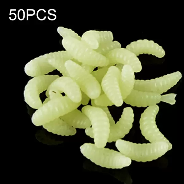 50kpl 20mm pehmeä syötti (Beige)
