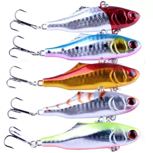 5kpl 7cm 24g muoviset kovat syötit