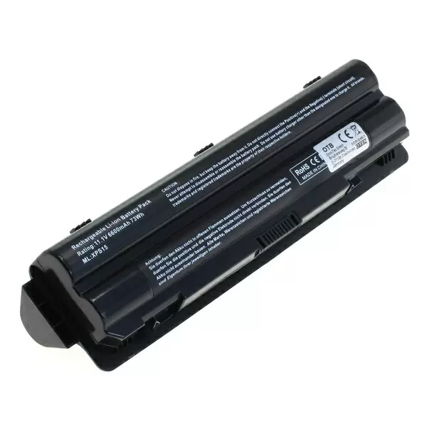 Dell Studio XPS 14 / XPS 15 / XPS 17 yhteensopiva akku, 6600 mAh 
