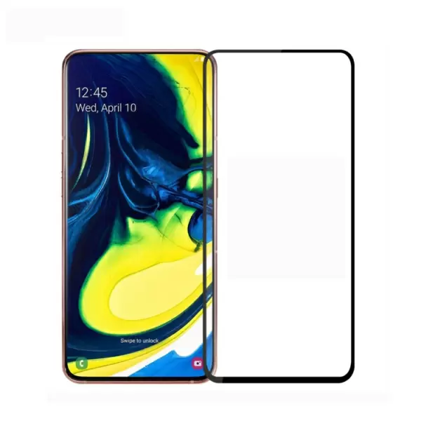 Samsung Galaxy A80 / A90 näytönsuojalasi (musta)