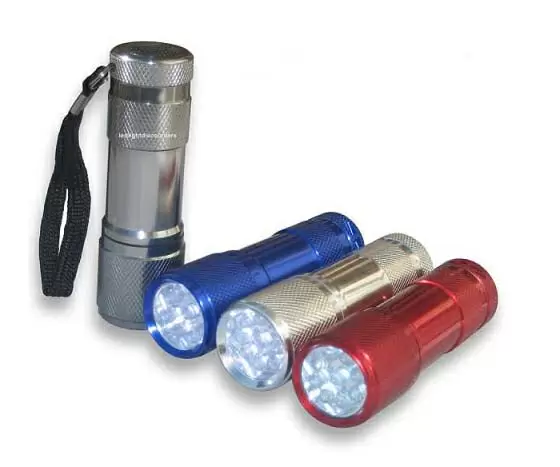 LED-käsivalaisin 9 Lediä (taskulamppu) 