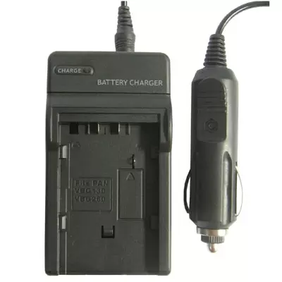 2 in 1 Digital Camera Battery Charger for Panasonic VBG130/ VBG260