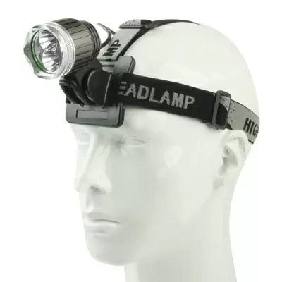 High Power 3 Mode 2x LED Bicycle Light and Headlight, Luminous Flux: 1500lm
