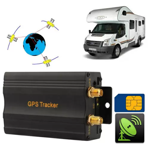 TK103A+ GPS / SMS / GPRS Tracker Vehicle Tracking System, Support Dual SIM Card, Specifically Designed for Car, Taxi, Truck