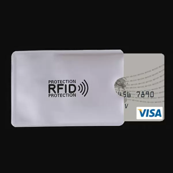 Alumiininen korttisuoja, RFID -estävä - 5 kpl